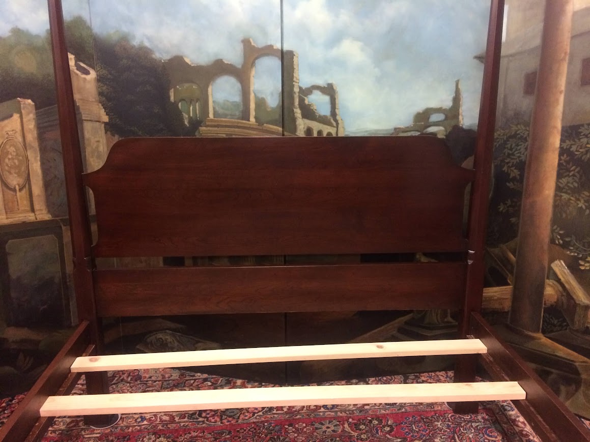 Queen Size Poster Bed, Cherry Bed, Harden Furniture - Image 4