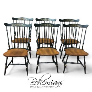 Vintage Hitchcock Dining Chairs, Set of Six