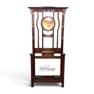 Antique Hall Tree, Mission Style Hat Rack