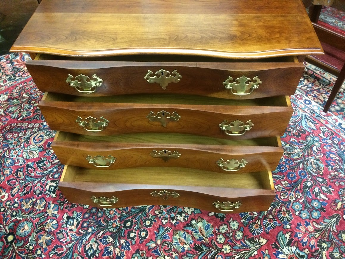 Vintage Bachelor Chest, Cherry Wood, Statton Furniture - Image 11