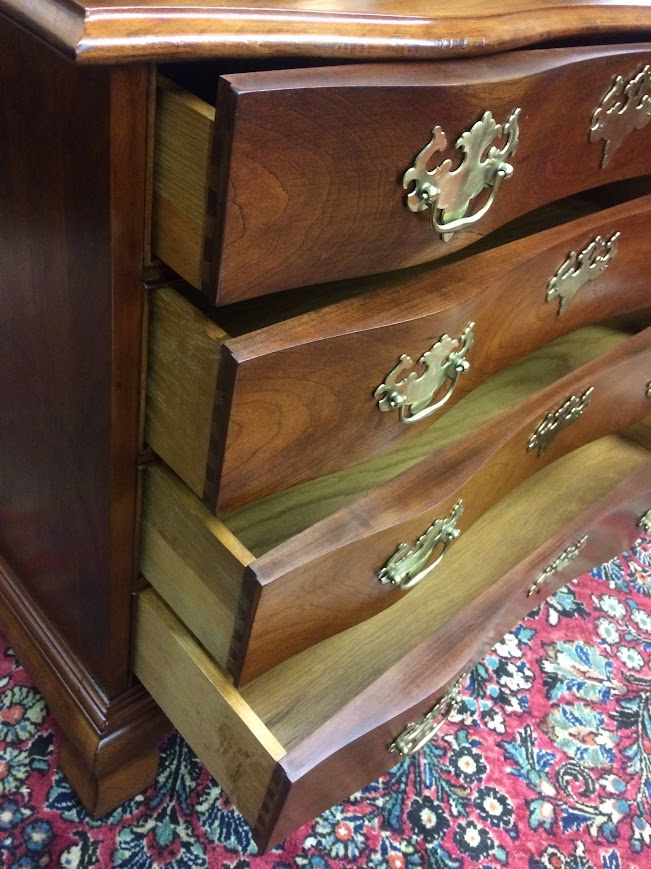 Vintage Bachelor Chest, Cherry Wood, Statton Furniture - Image 9