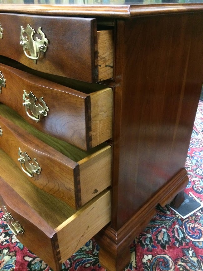 Vintage Bachelor Chest, Cherry Wood, Statton Furniture - Image 10