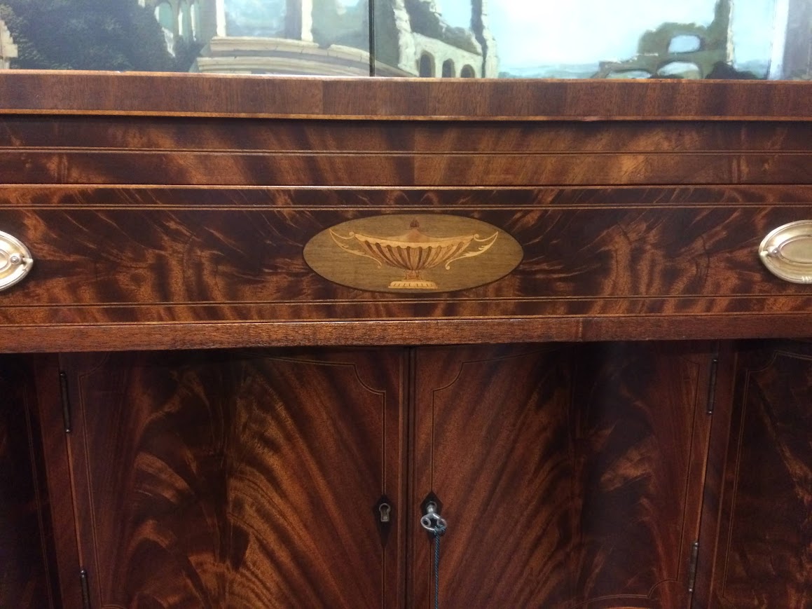 Antique Sideboard, Inlaid Buffet, Williams-Kimp Furniture - Image 5