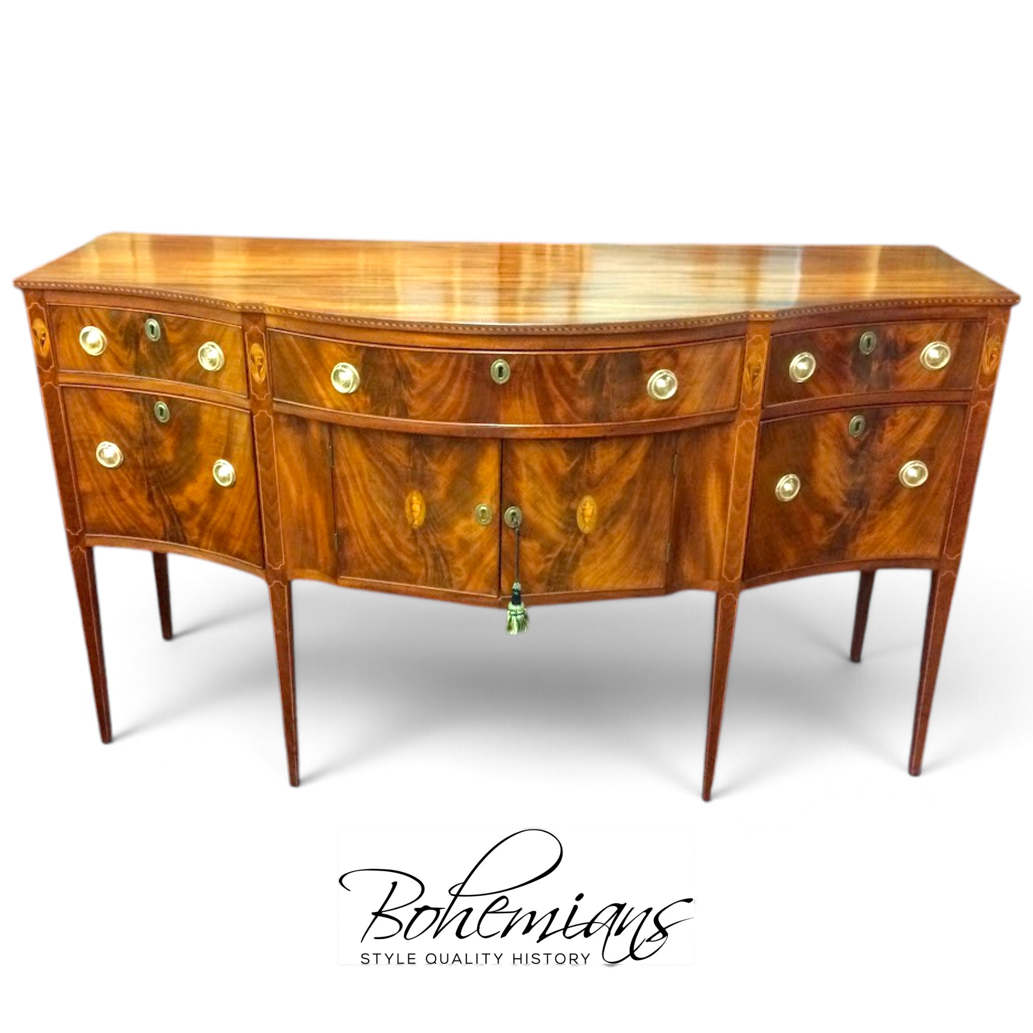 Antique Federal Sideboard, Period Sideboard, Baltimore Buffet