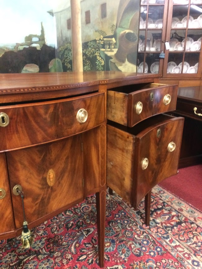 Antique Federal Sideboard, Period Sideboard, Baltimore Buffet - Image 13