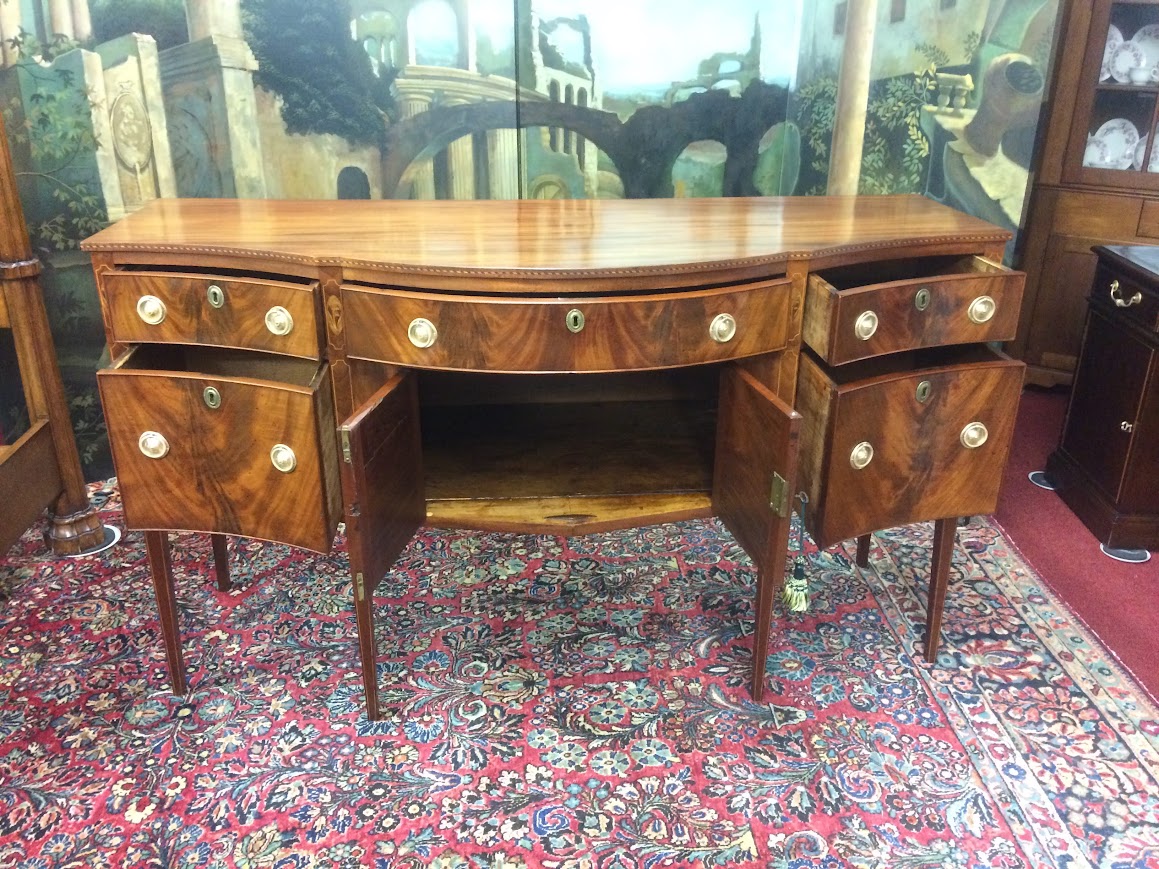 Antique Federal Sideboard, Period Sideboard, Baltimore Buffet - Image 14