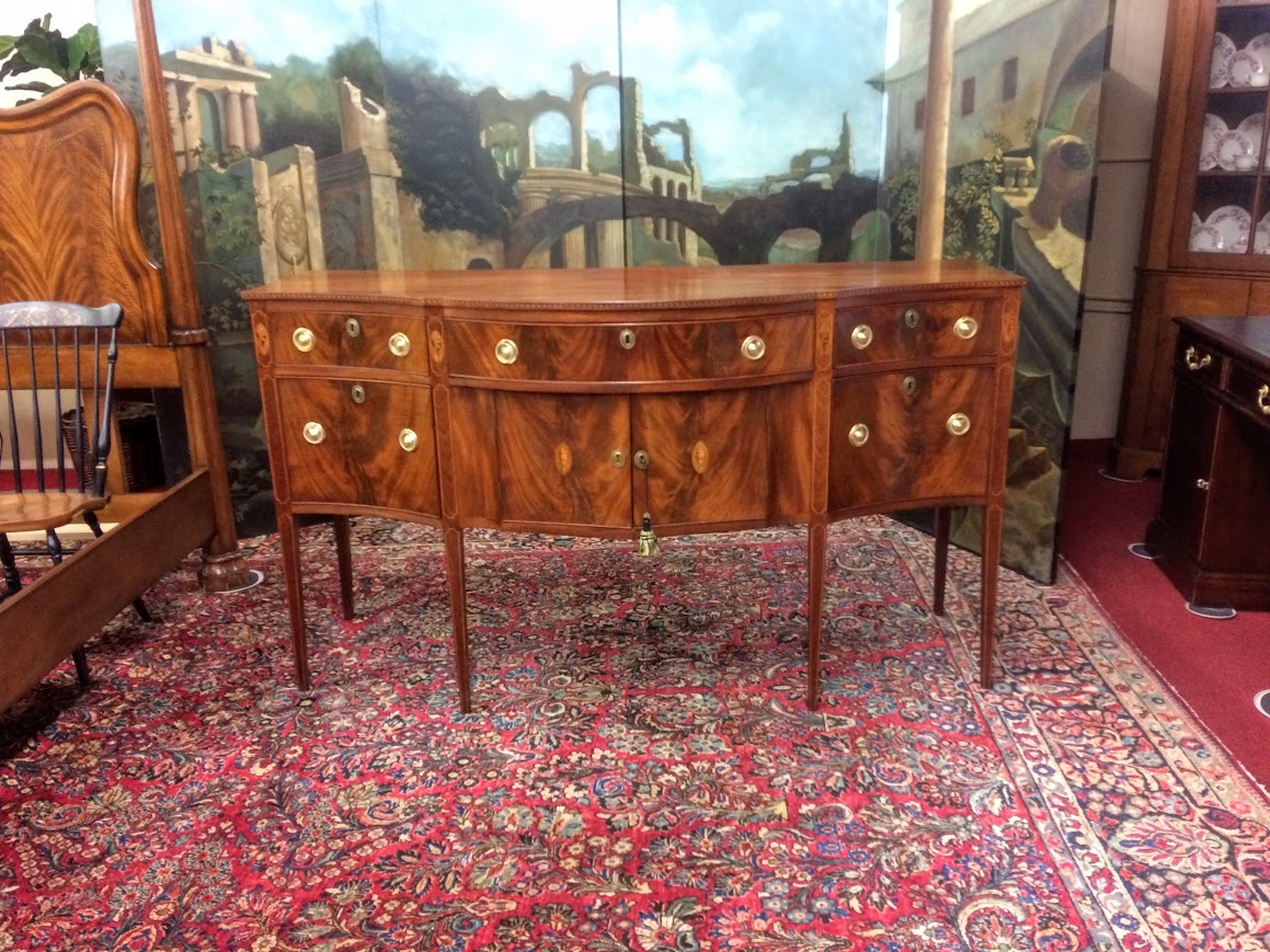 Antique Federal Sideboard, Period Sideboard, Baltimore Buffet - Image 5