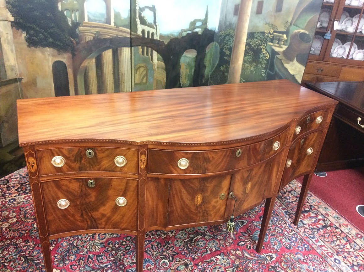 Antique Federal Sideboard, Period Sideboard, Baltimore Buffet - Image 10