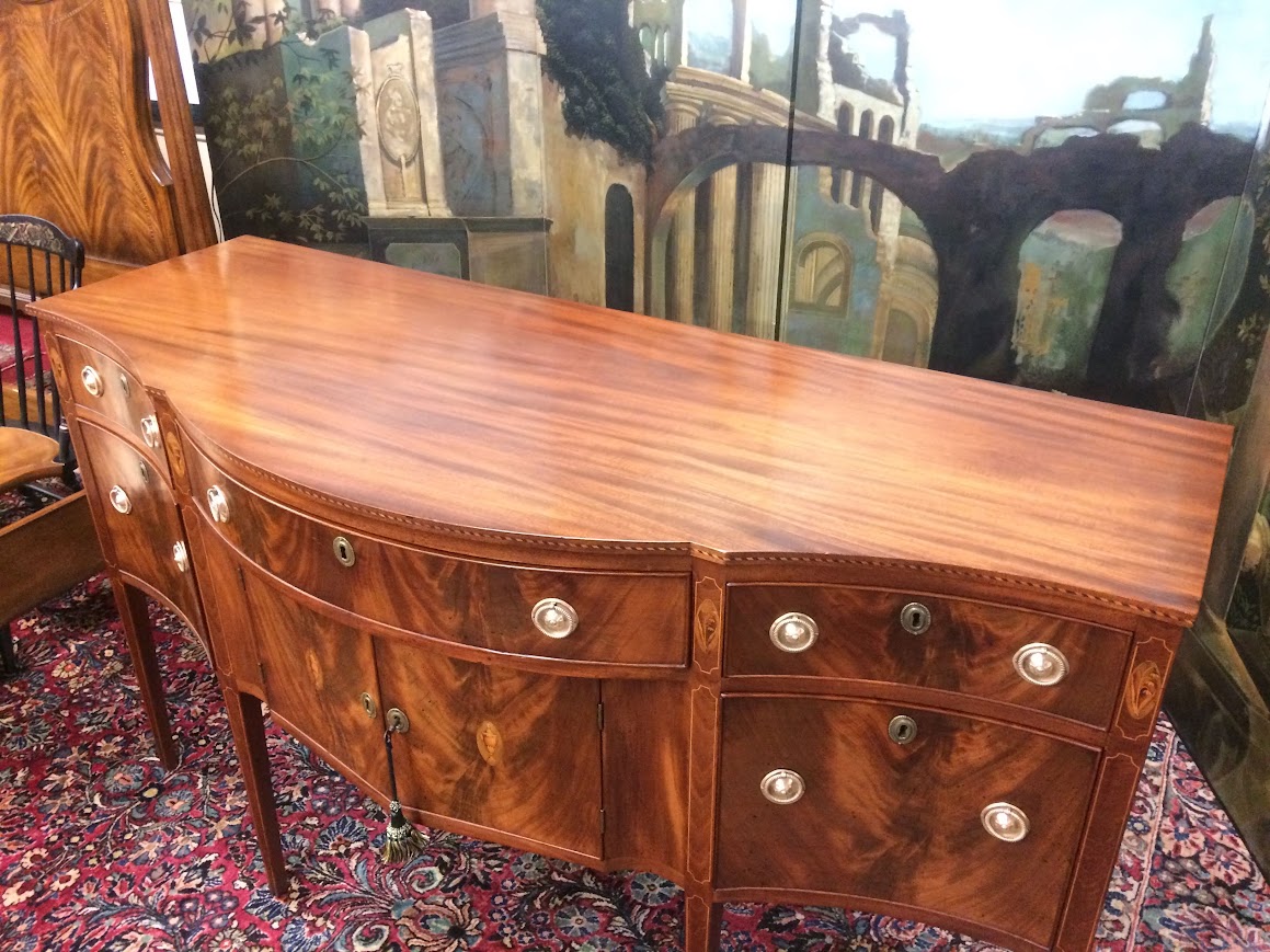 Antique Federal Sideboard, Period Sideboard, Baltimore Buffet - Image 11