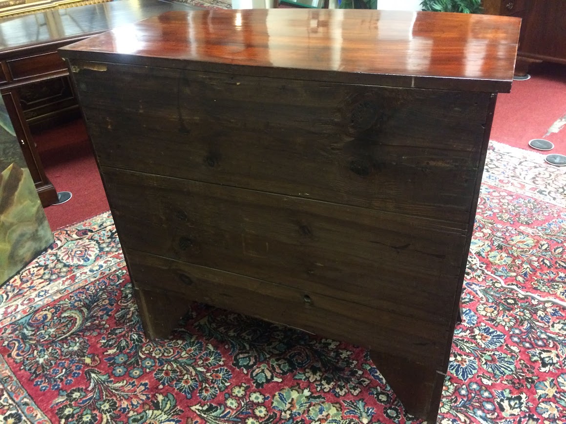 Antique Bowfront Chest, Mahogany Chest of Drawers - Image 14