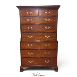 Antique Chest on Chest, English Tall Chest