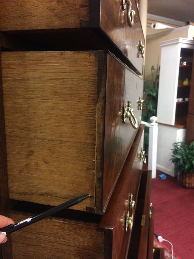 Antique Chest on Chest, English Tall Chest - Image 16