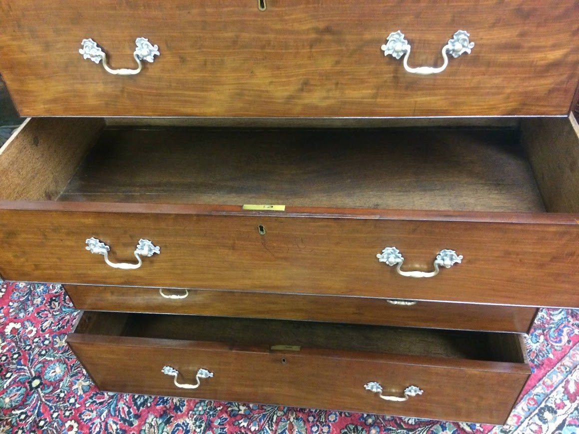 Antique Chest on Chest, English Tall Chest - Image 18