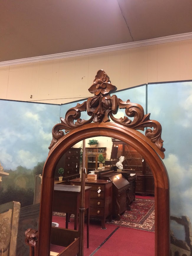 Antique Dressing Mirror, Victorian Dresser with Tall Mirror - Image 5
