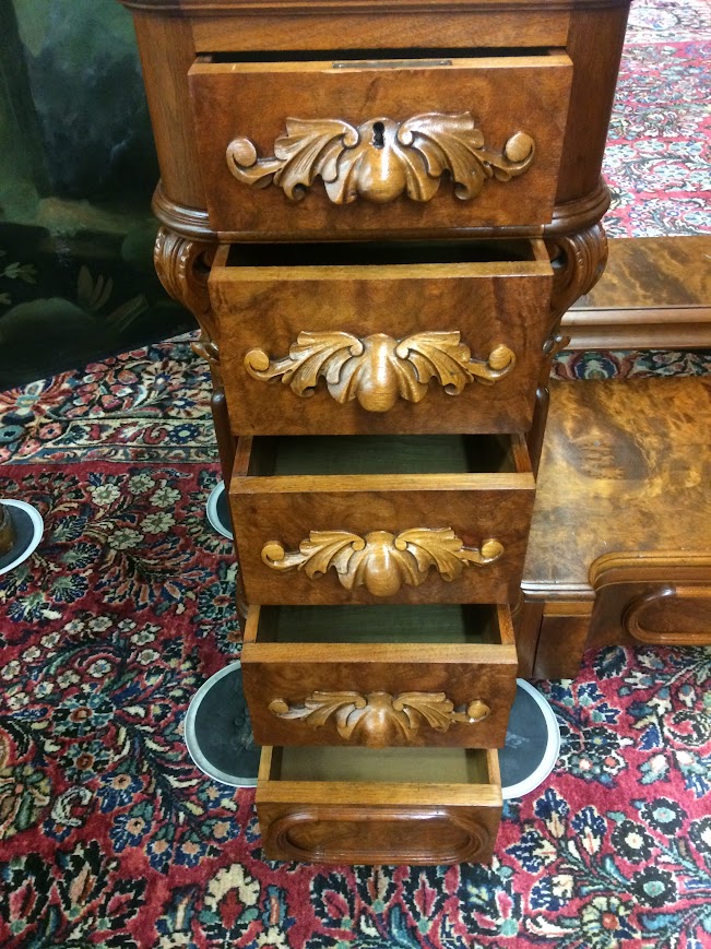 Antique Dressing Mirror, Victorian Dresser with Tall Mirror - Image 10
