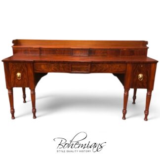 Antique Empire Sideboard, Mahogany Buffet