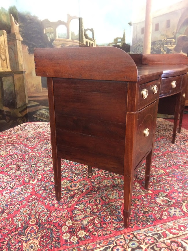 Antique Federal Sideboard, Mahogany Inlaid Buffet - Image 18