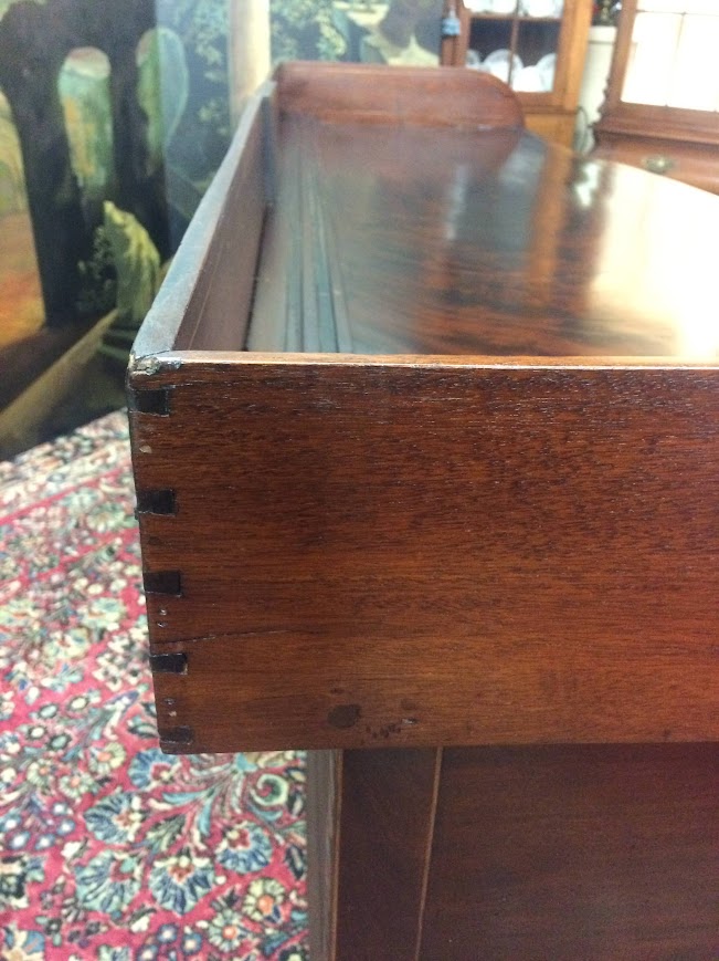 Antique Federal Sideboard, Mahogany Inlaid Buffet - Image 20