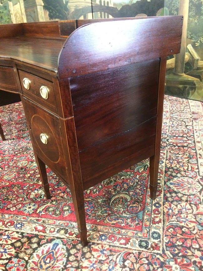Antique Federal Sideboard, Mahogany Inlaid Buffet - Image 21