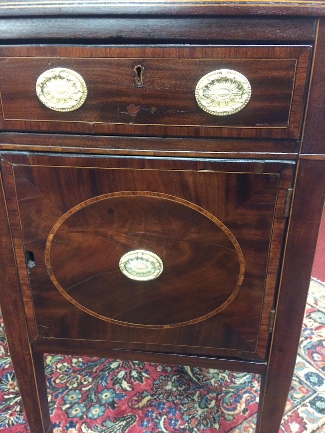 Antique Federal Sideboard, Mahogany Inlaid Buffet - Image 23