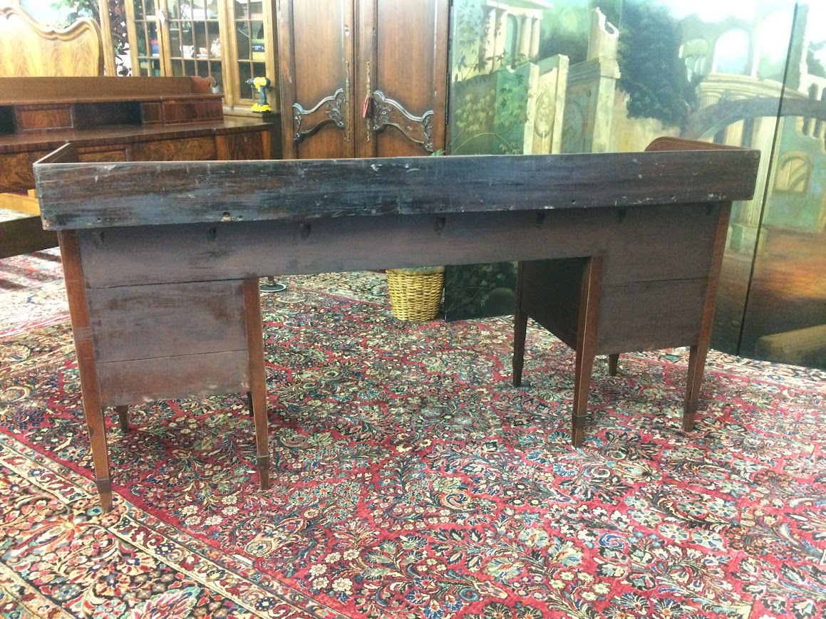 Antique Federal Sideboard, Mahogany Inlaid Buffet - Image 24