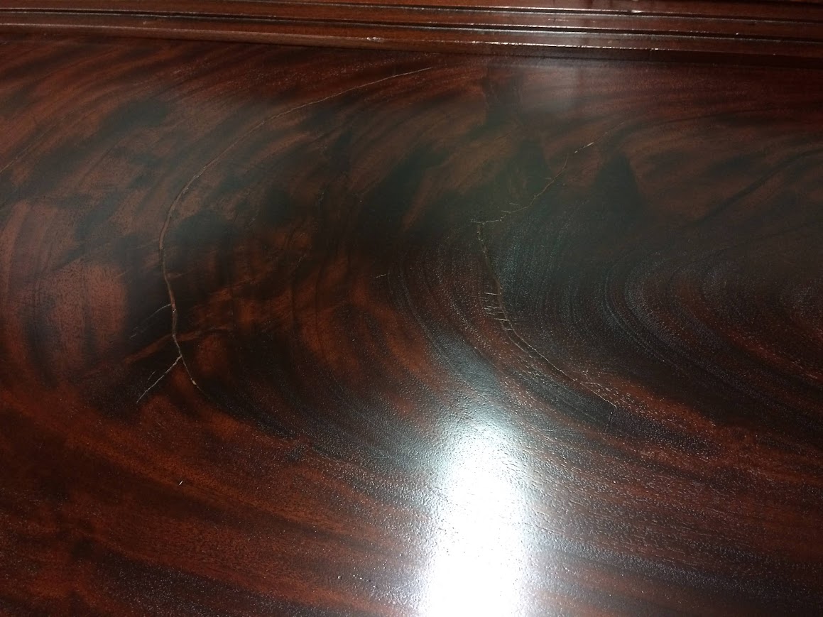 Antique Federal Sideboard, Mahogany Inlaid Buffet - Image 5