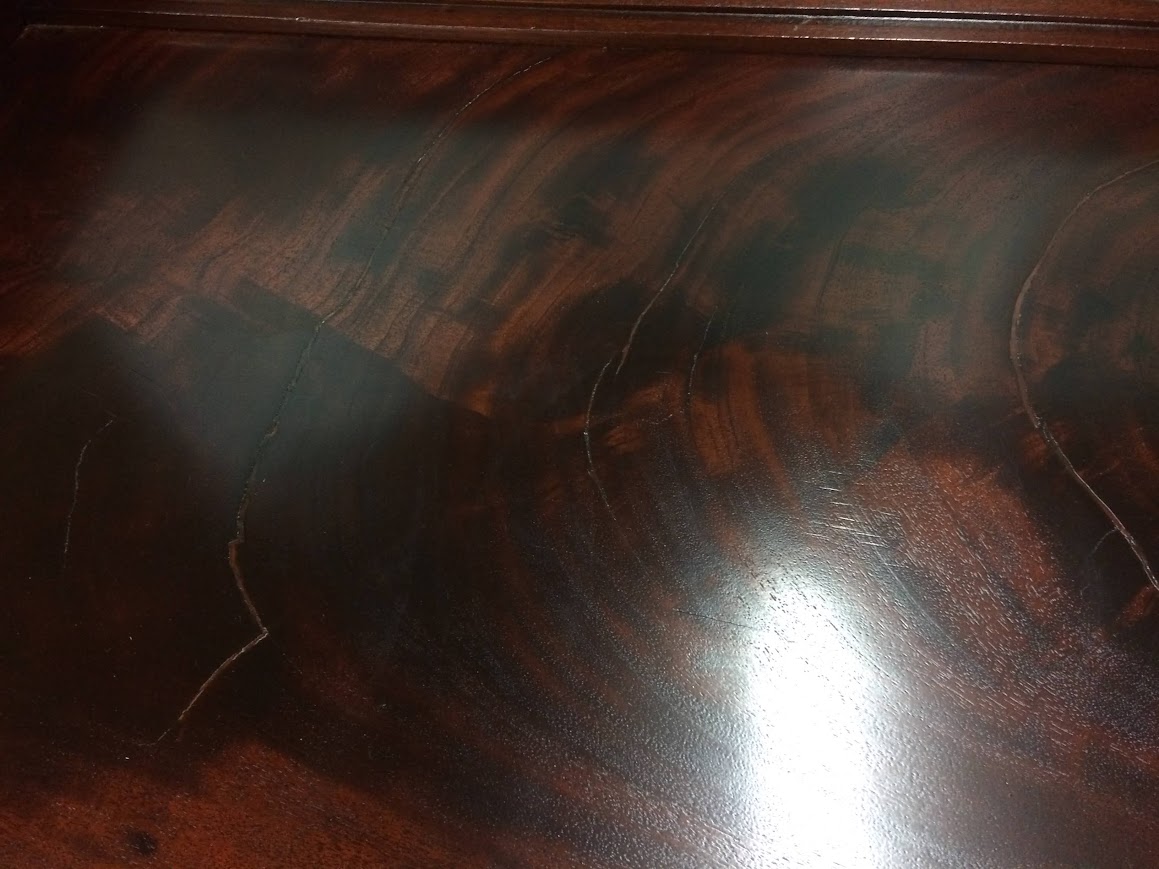 Antique Federal Sideboard, Mahogany Inlaid Buffet - Image 6