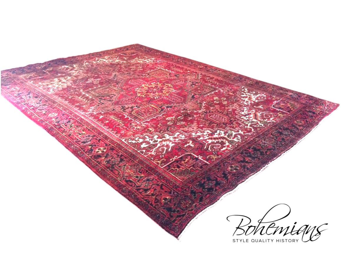 Vintage Persian Rug, Heriz Rug