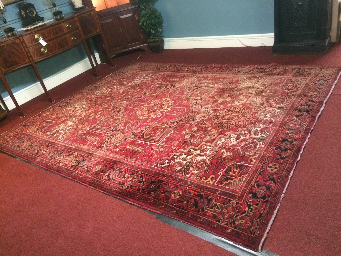 Vintage Persian Rug, Heriz Rug - Image 3
