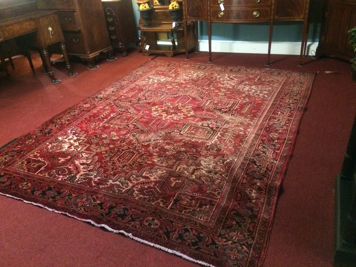 Vintage Persian Rug, Heriz Rug - Image 4