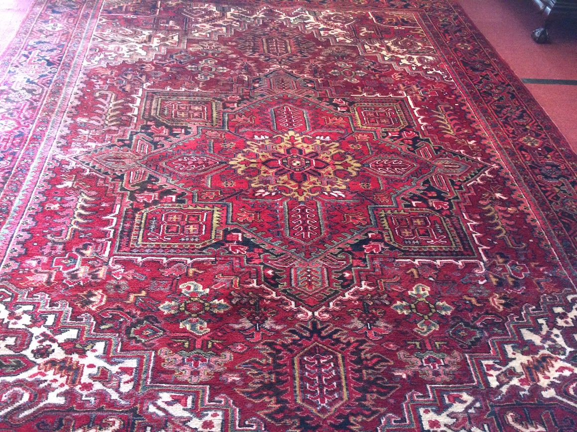 Vintage Persian Rug, Heriz Rug - Image 5