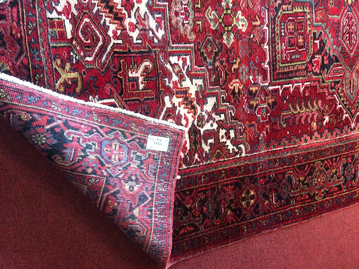 Vintage Persian Rug, Heriz Rug - Image 9