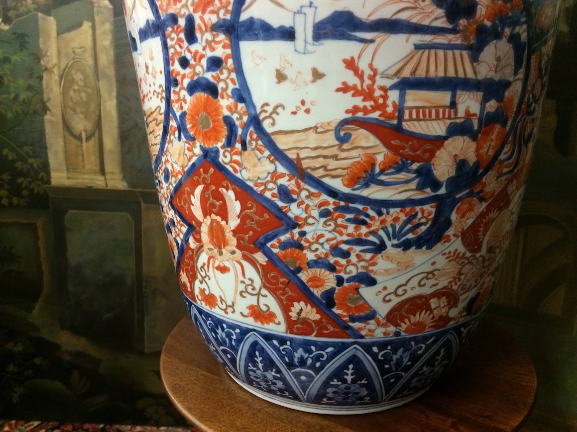Antique Imari Vase, Meiji Period Floor Vase - Image 11