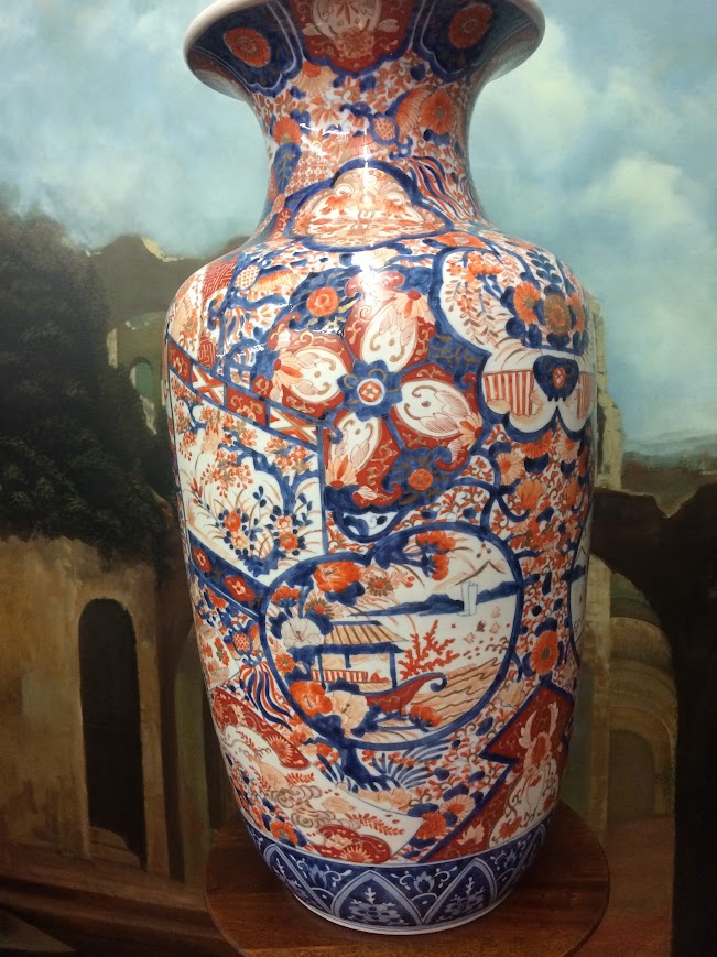 Antique Imari Vase, Meiji Period Floor Vase - Image 5