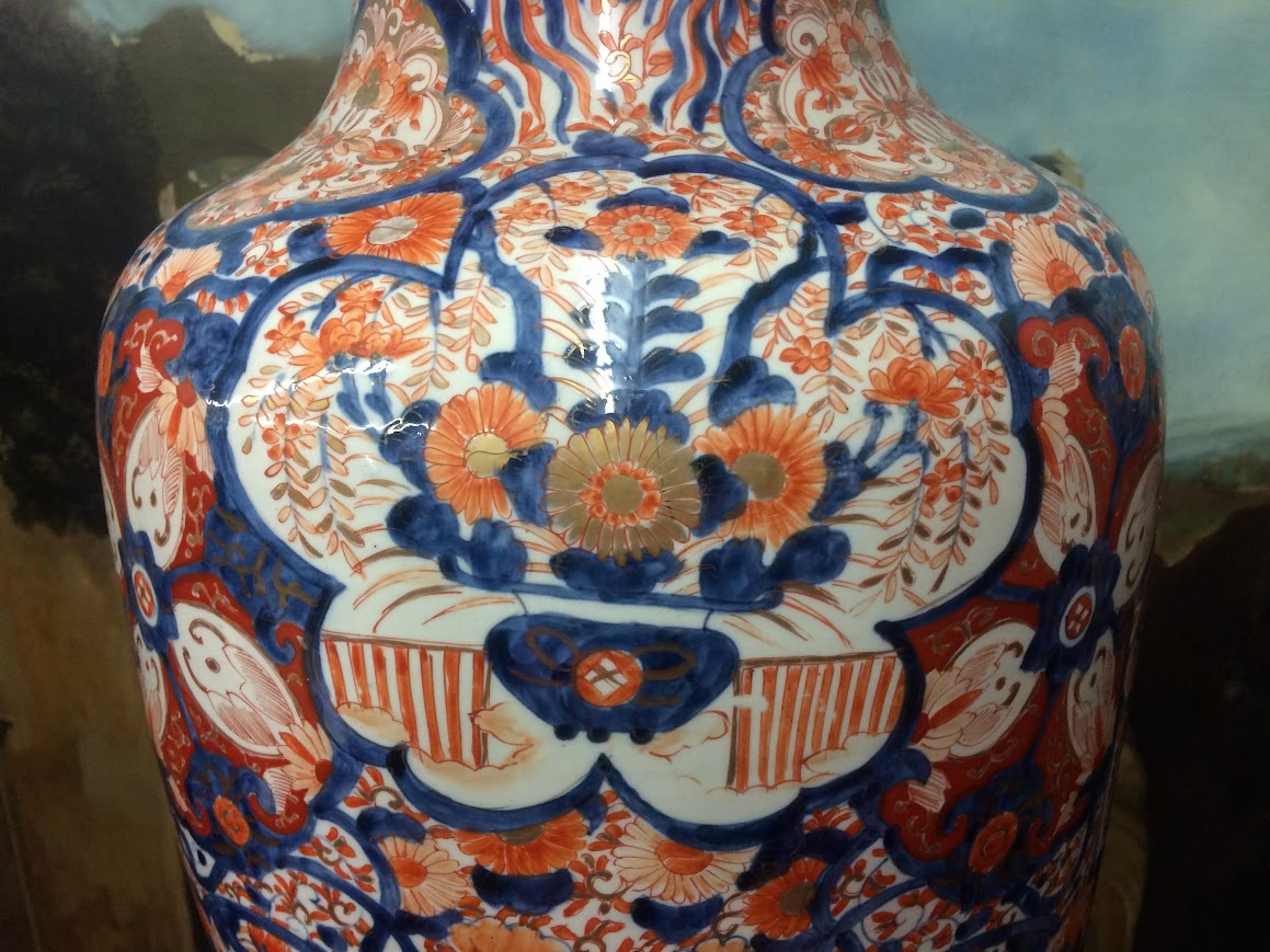 Antique Imari Vase, Meiji Period Floor Vase - Image 9