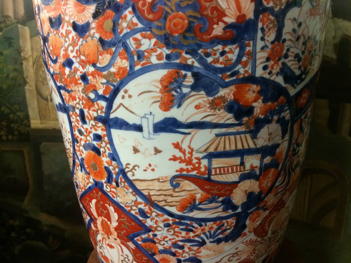 Antique Imari Vase, Meiji Period Floor Vase - Image 10