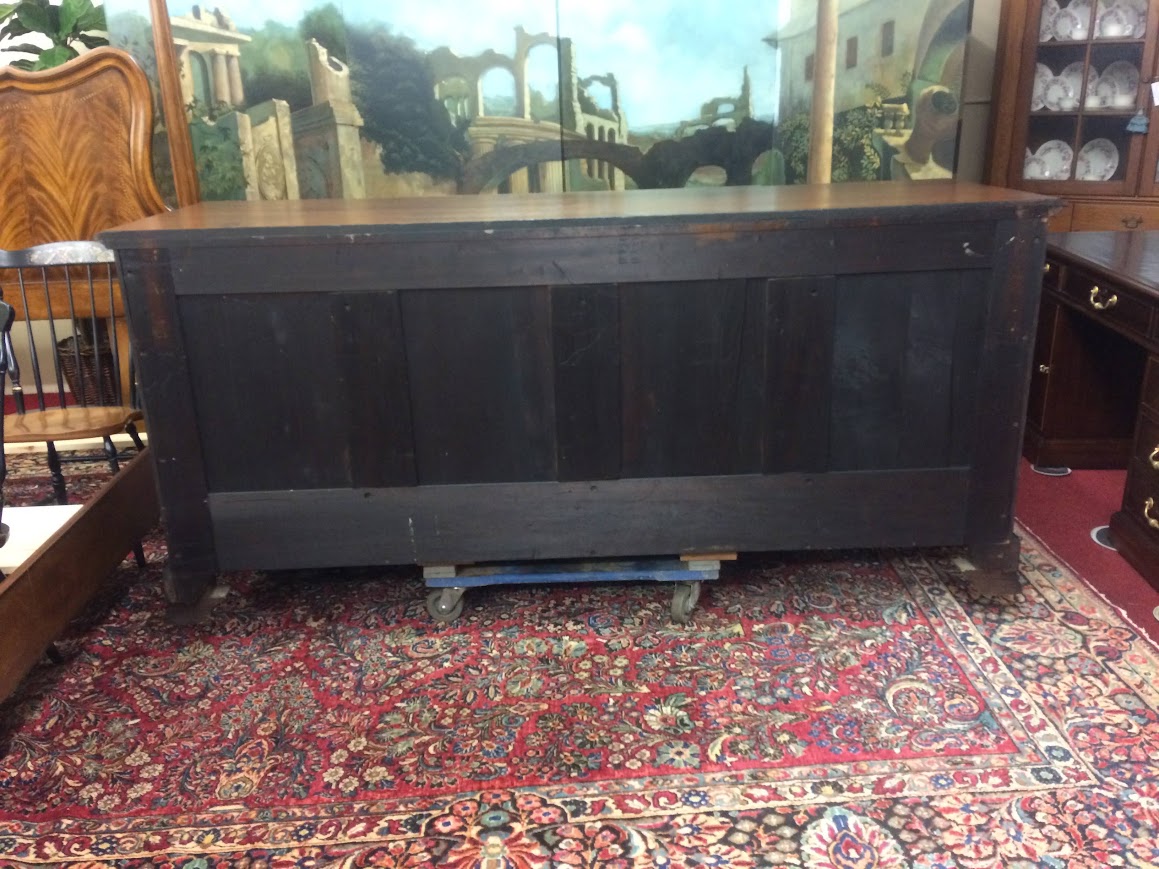 Monumental Antique Oak Buffet, Victorian Carved Sideboard - Image 12