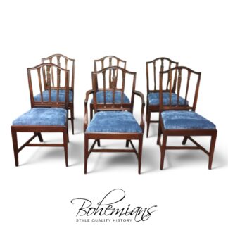 Antique Potthast Dining Chairs, Set of Six Chairs