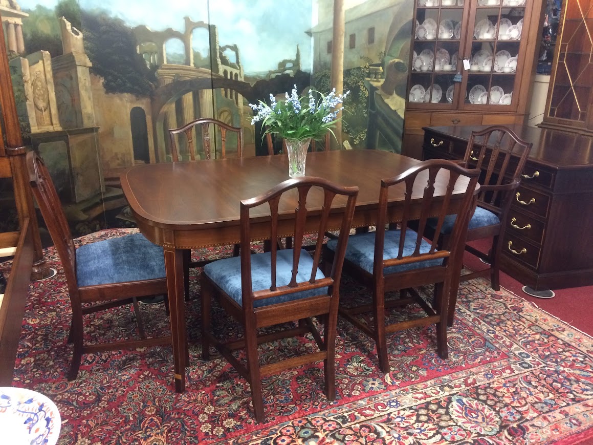 Antique Potthast Dining Chairs, Set of Six Chairs - Image 12