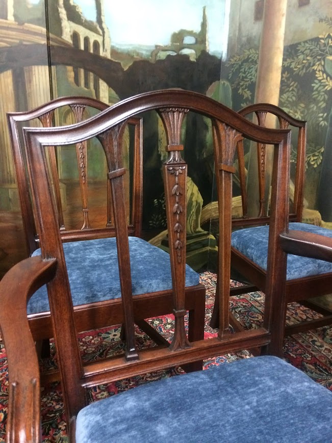 Antique Potthast Dining Chairs, Set of Six Chairs - Image 3
