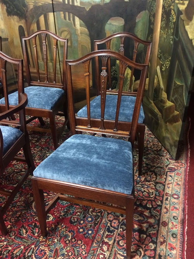 Antique Potthast Dining Chairs, Set of Six Chairs - Image 5