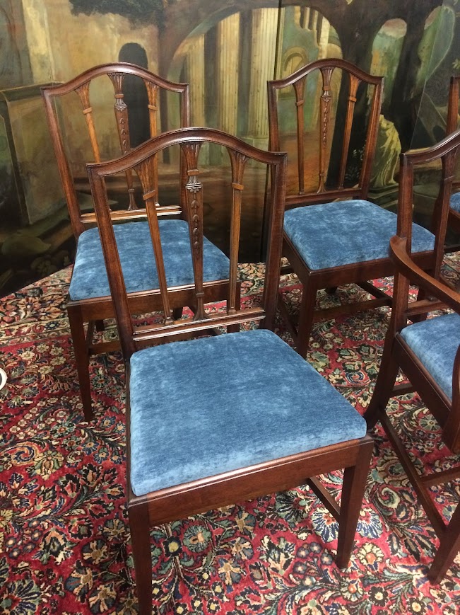 Antique Potthast Dining Chairs, Set of Six Chairs - Image 6