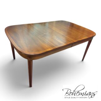 Potthast Dining Table, Inlaid Federal Revival Table