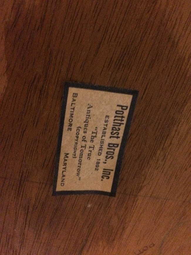 Potthast Dining Table, Inlaid Federal Revival Table - Image 7