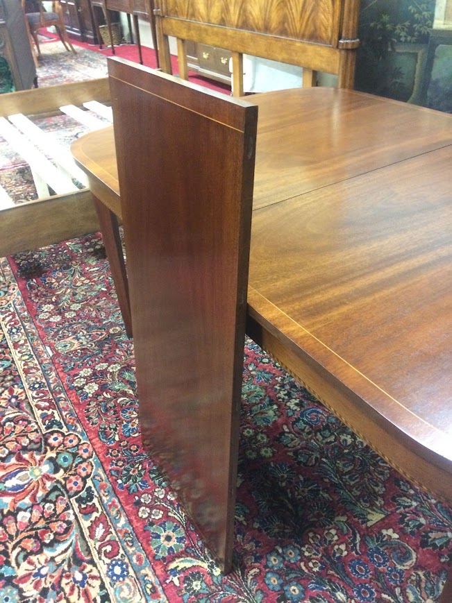 Potthast Dining Table, Inlaid Federal Revival Table - Image 11