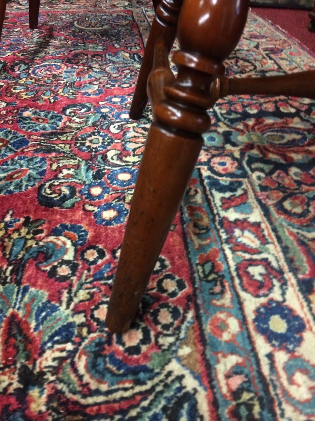 Vintage Windsor Chairs, Cherry Dining Chairs, Set of Four - Image 8