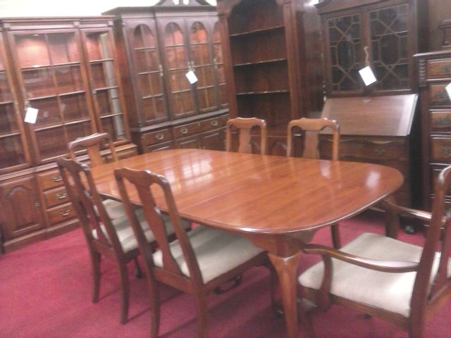 SOLD Harden Cherry Dining Table and 6 Chairs $899 | Bohemians ... SOLD Harden Cherry Dining Table and 6 Chairs $899 | Bohemians ...